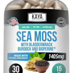 Suplemento Kaya Naturals Sea Moss Mobility 30 Cápsulas
