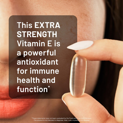 Supplement Naturewise Vitamin E 1000 Iu Softgels 120 Count - Imagem 7