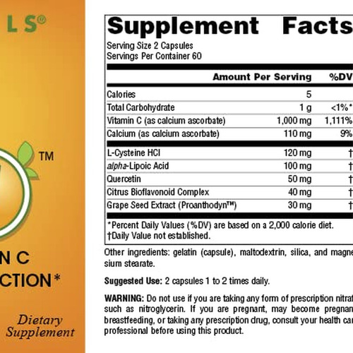 Source Naturals C, 500mg - 120 Cápsulas - Imagem 6