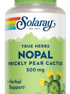 Suplemento Solaray Nopal Prickly Pear Cactus 500mg 100% Vega