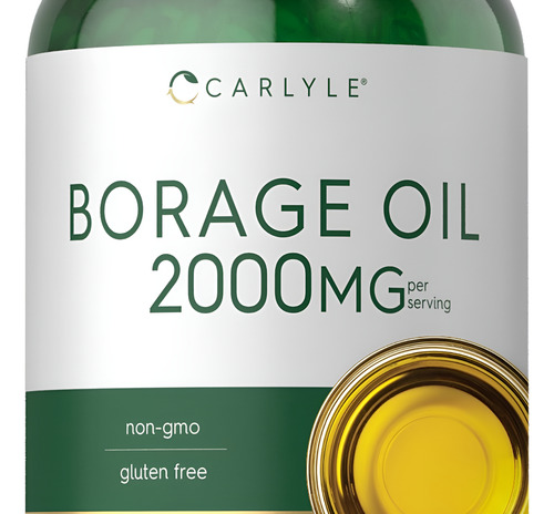 Suplemento De Óleo De Borragem Carlyle | 2000mg