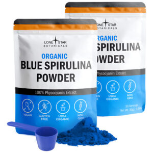 Spirulina Azul Em Pó Lone Star Botanicals 60 Porções