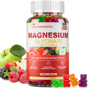 Gomas De Glicinato De Magnésio Swiss Bioenergetics 400 Mg
