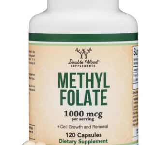 Metilfolato 1.000 Mcg, 120 Cápsulas (suplemento De Metil Fol