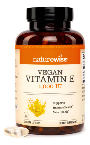 Supplement Naturewise Vitamin E 1000 Iu Softgels 120 Count