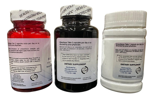 Relumins Advance Nutrition Gluta 1000, Vitamina C Max E Cáps - Imagem 11