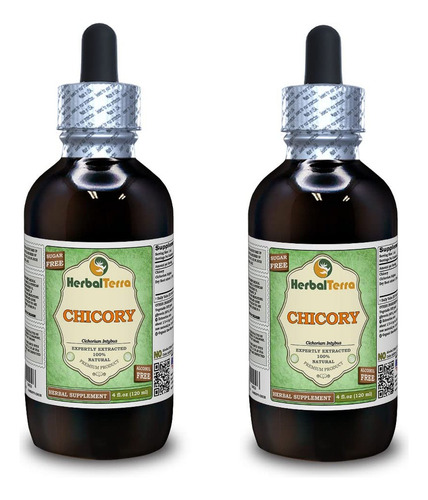 Herbal Terra Llc Chicória Glicerita Sem Álcool 240 Ml - Imagem 2