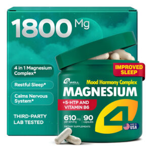Magnésio Para Sono-complexo Avançado 610mg Com Glicinato, B6