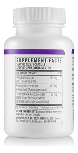 Biote Nutracêuticos - Dim Sgs + - Hormônio + Detox (60 Cápsu - Imagem 3
