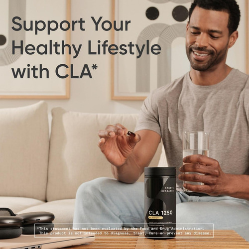 Sports Research Cla - 1250mg Com Ácido Linoléico Conjugado A - Imagem 5