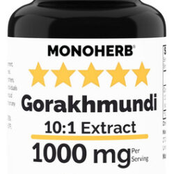 Extrato De Gorakhmundi Monoherb 1000 Mg - 90 Cápsulas