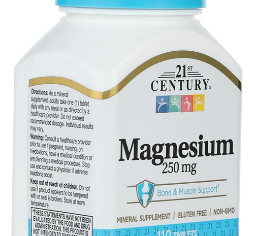 Magnésio Do Século 21 250 Mg, 110 Comprimidos - Imagem 9