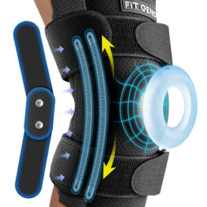 Joelheira Fit Geno Hinged Para Ruptura Do Menisco Com Estabi