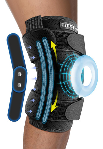 Joelheira Fit Geno Hinged Para Ruptura Do Menisco Com Estabi