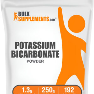 Bicarbonato De Potássio Em Pó Bulksupplements 250g