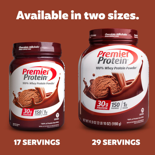 Proteína Em Pó Premier Protein Chocolate 1,24 Kg 29 Porções - Imagem 2