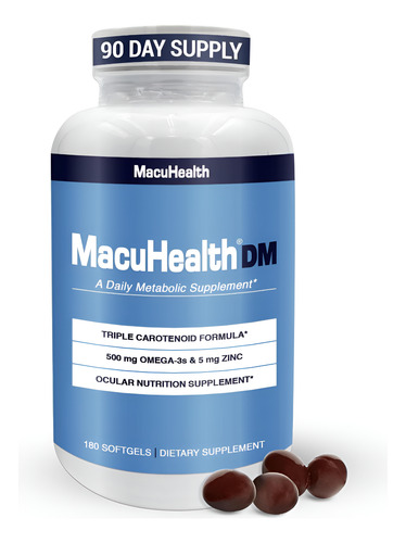 Macuhealth Daily Metabolic Triple Carotenoids, Com Vitais