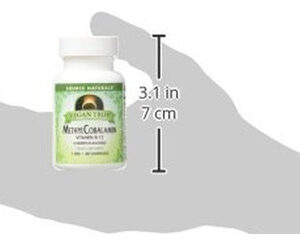 Suplemento Vegano Com Sabor De Vitamina B-12 Da Source Natur