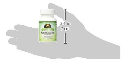 Suplemento Vegano Com Sabor De Vitamina B-12 Da Source Natur