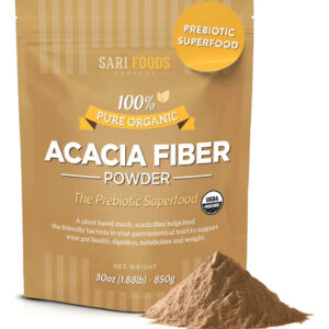 Fibra De Acácia Em Pó Sari Foods Organic 900ml Prebiotic Gut