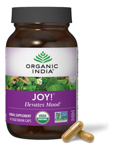Organic Índia Joy Suplemento Herbal - Suporte Imunológico, P - Imagem 7