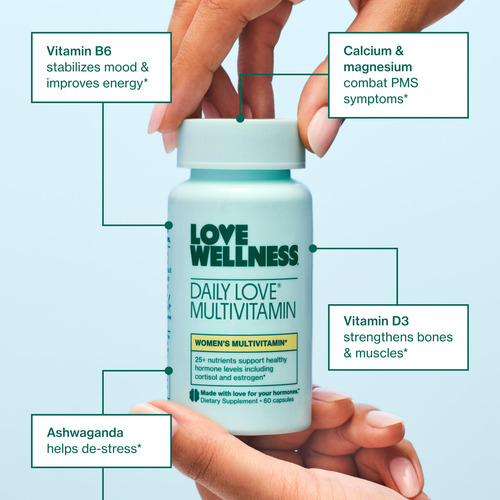 Multivitamínico Love Wellness Daily Love Women 60 Cápsulas - Imagem 4