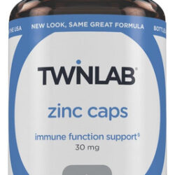 Twinlab Zinc Caps - Suporte Imunológico, Metabolismo, Cuidad