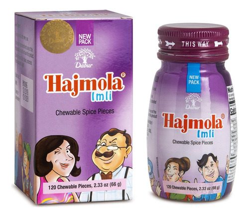 Dabur Hajmola Imli 120 Comprimidos - Imagem 2