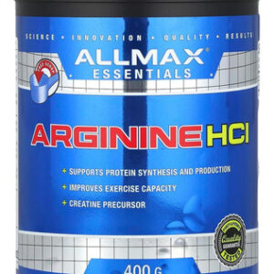 Allmax Essentials Arginina Hcl 400g - Suplemento Pré-treino