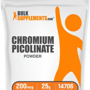 Pó De Picolinato De Cromo 200mcg Da Bulksupplements