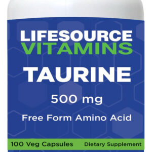 Vitaminas Lifesource Vitaminas Lifesource Taurina 500 Mg 100