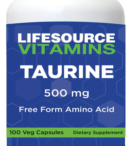 Vitaminas Lifesource Vitaminas Lifesource Taurina 500 Mg 100