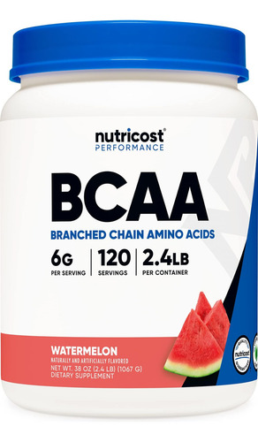 Nutricost Bcaa Em Pó 2: 1: 1 (melancia, 120 Porções) - Sem - Imagem 5