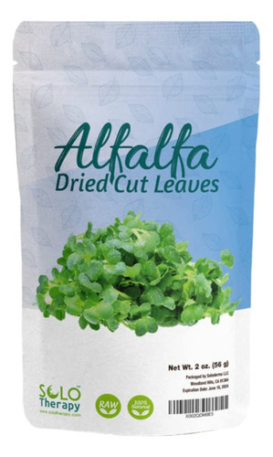 Folha De Alfafa Seca Solo Therapy Solo Therapy, 2 Oz. - Imagem 2