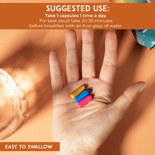 Suplemento Lipoblue Boost Natural Wellness Support 30 Dias - Imagem 6
