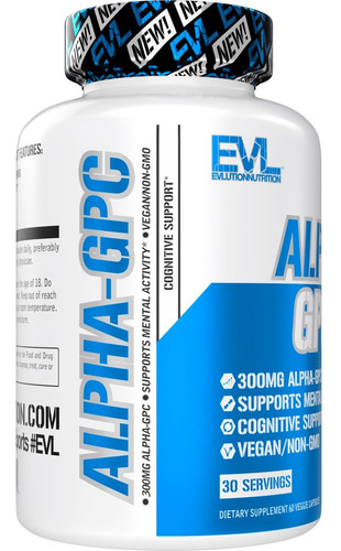 Suplemento Evolution Alpha Gpc Choline 600mg Para Memória - Imagem 8