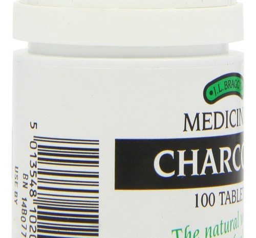 Carvão Ativado Bragg 300mg - 100 Comprimidos - Imagem 3