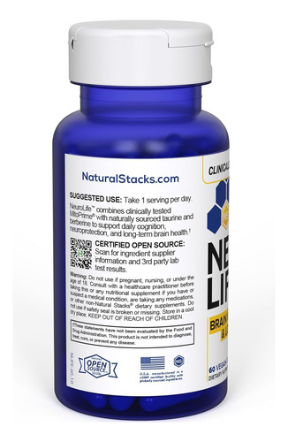 Suplemento Cerebral Neurolife Para Vitalidade Cognitiva - Su - Imagem 11