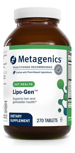 Suplemento Metagênica Lipo-gen 270 Cápsulas Para Lipídios