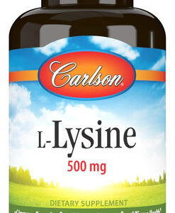 Carlson Labs L-lisina, 500mg, 100 Cápsulas