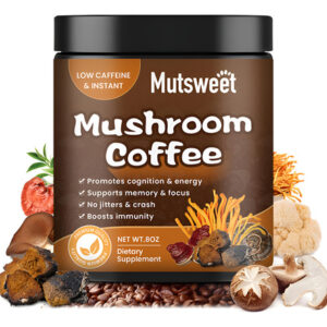 Suplemento De Café Com Cogumelos Mutsweet W/ Lions Mane, Rei