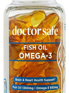 Suplemento De Óleo De Peixe Ômega 3 Doctor Safe 1360 Mg