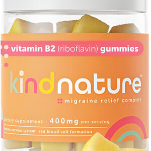 Suplemento Kind Nature Vitamin B2 Gomas Riboflavina 400mg