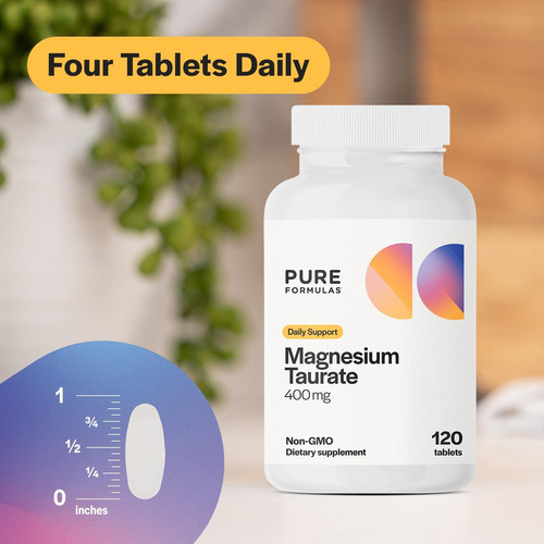 Fórmulas Puras Taurate 400mg - 120 Comprimidos - Suplemento - Imagem 4