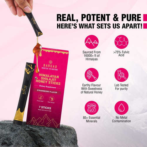 Bargad She Lajit Honey Sticks Para Equilíbrio Hormonal - Imagem 4