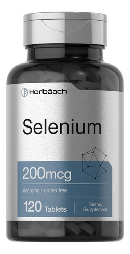 Suplemento Horbäach Selênio 200mcg | 120 Comprimidos | Não-o