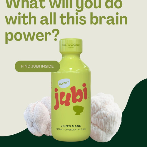 Jubi Brands Lion"s Mane Shot: Vitaminas E Muito Mais - Imagem 3