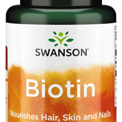 Swanson Biotina Swanson 5000 Mcg 100 Cápsulas