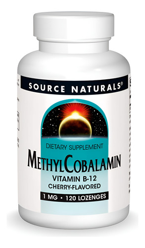 Suplemento Source Naturals Metilcobalamina Vitamina B-12 1mg