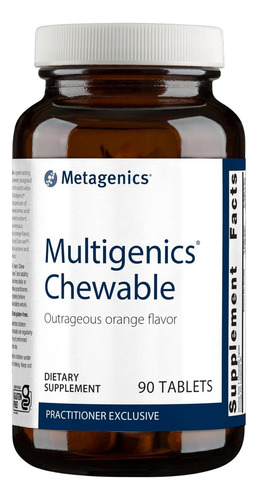 Metagenics Multigenics Mastigável - Vitaminas E Minerais Mas